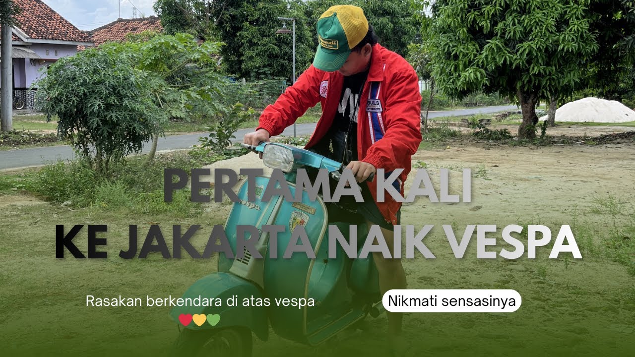 POV : PERTAMA KALI KE JAKARTA NAIK VESPA “PTS” GOKIL ABISSSSSS!!! |gas gas gas 💨