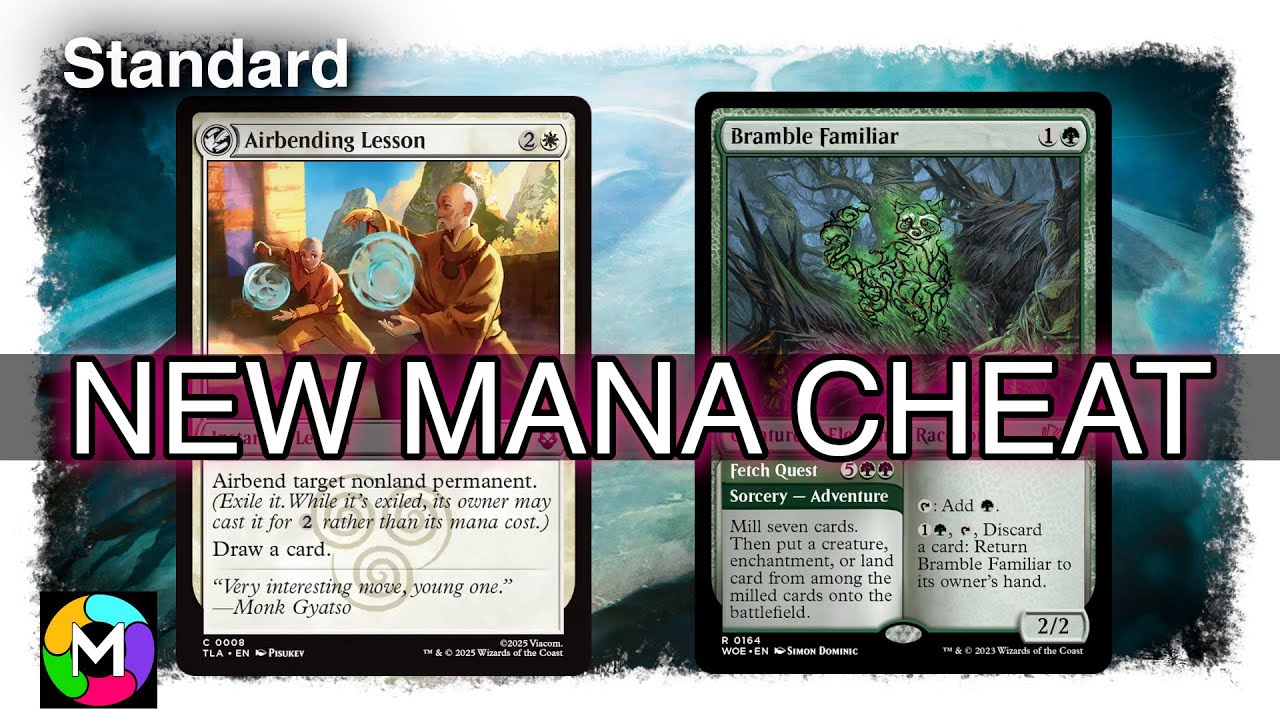 Airbending plus Adventures is WILD (MTG Arena Avatar Standard Deck)