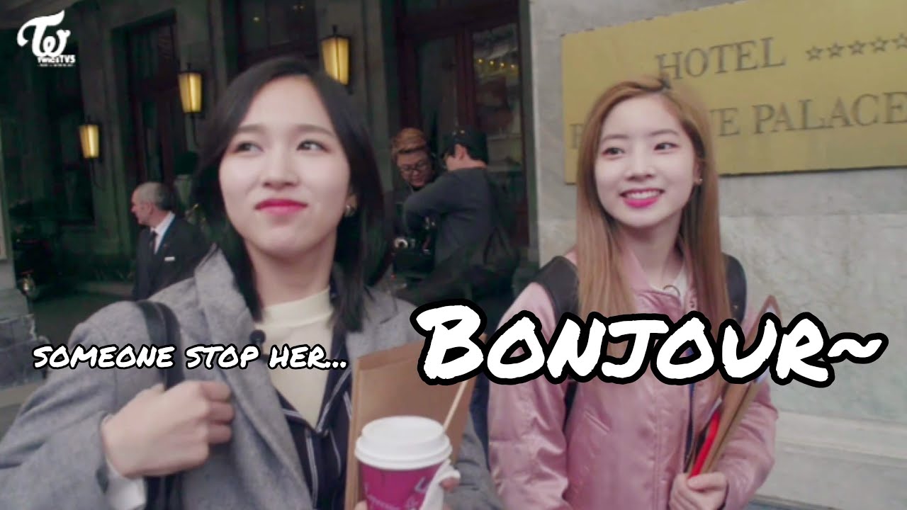 [Twice in Switzerland #3] (Funny Moments) Dahyun learns a new word...