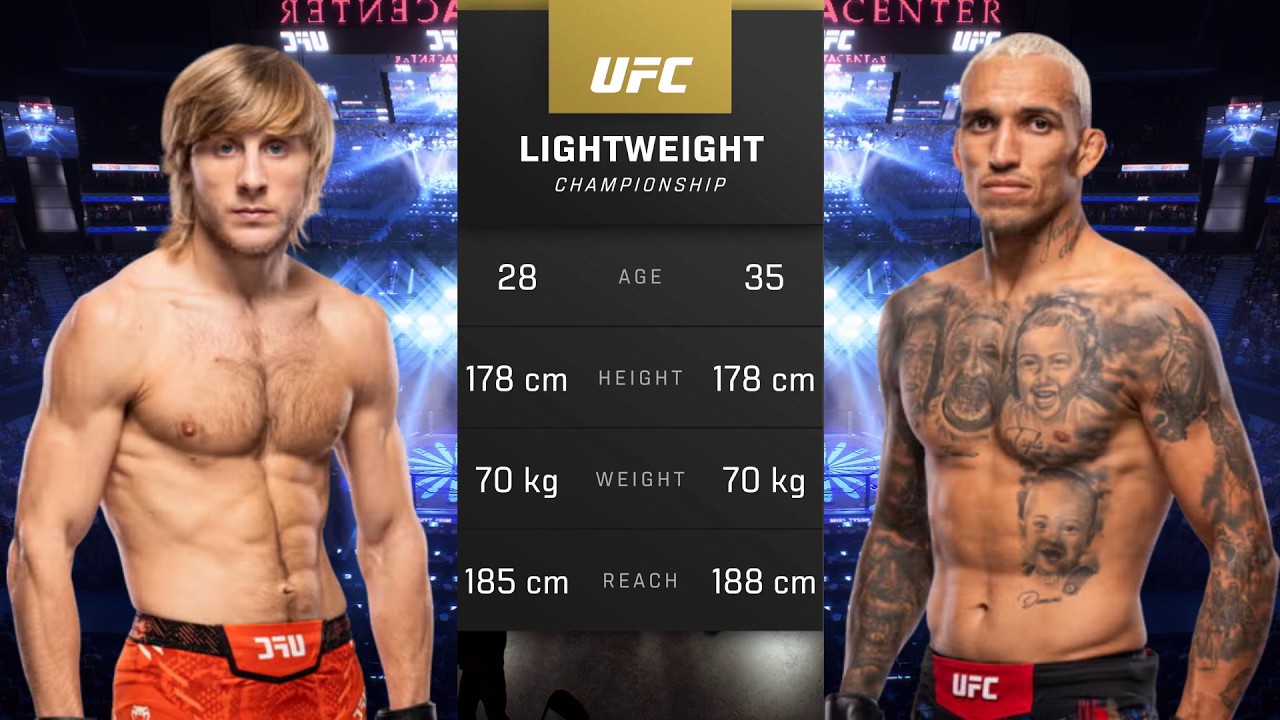 Paddy Pimblett vs Charles Oliveira Full Fight - UFC Fight Of The Night