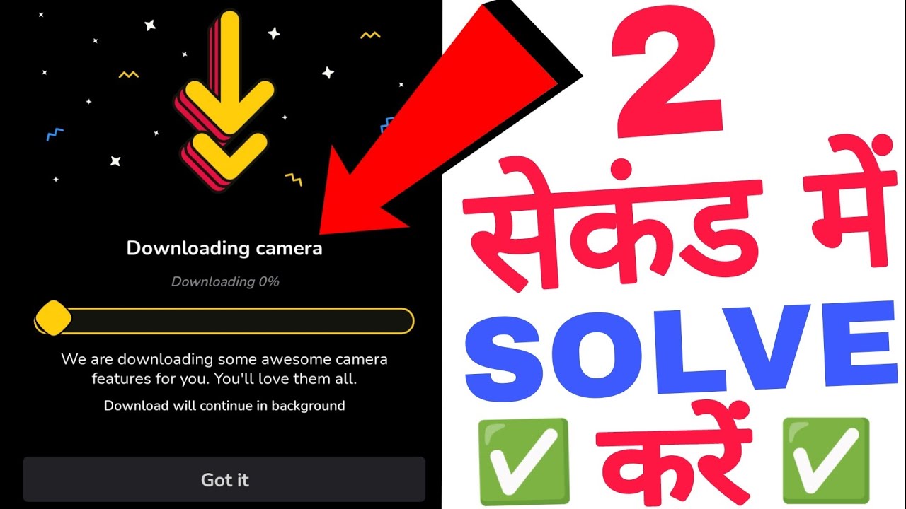 Downloading Camera Problem in Moj Solution | How to solve moj camera download problem | md zaid lari
