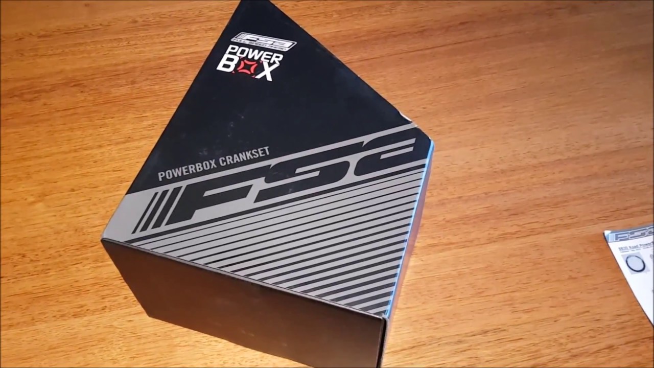 My new FSA Powerbox crankset power meter (Power2Max)