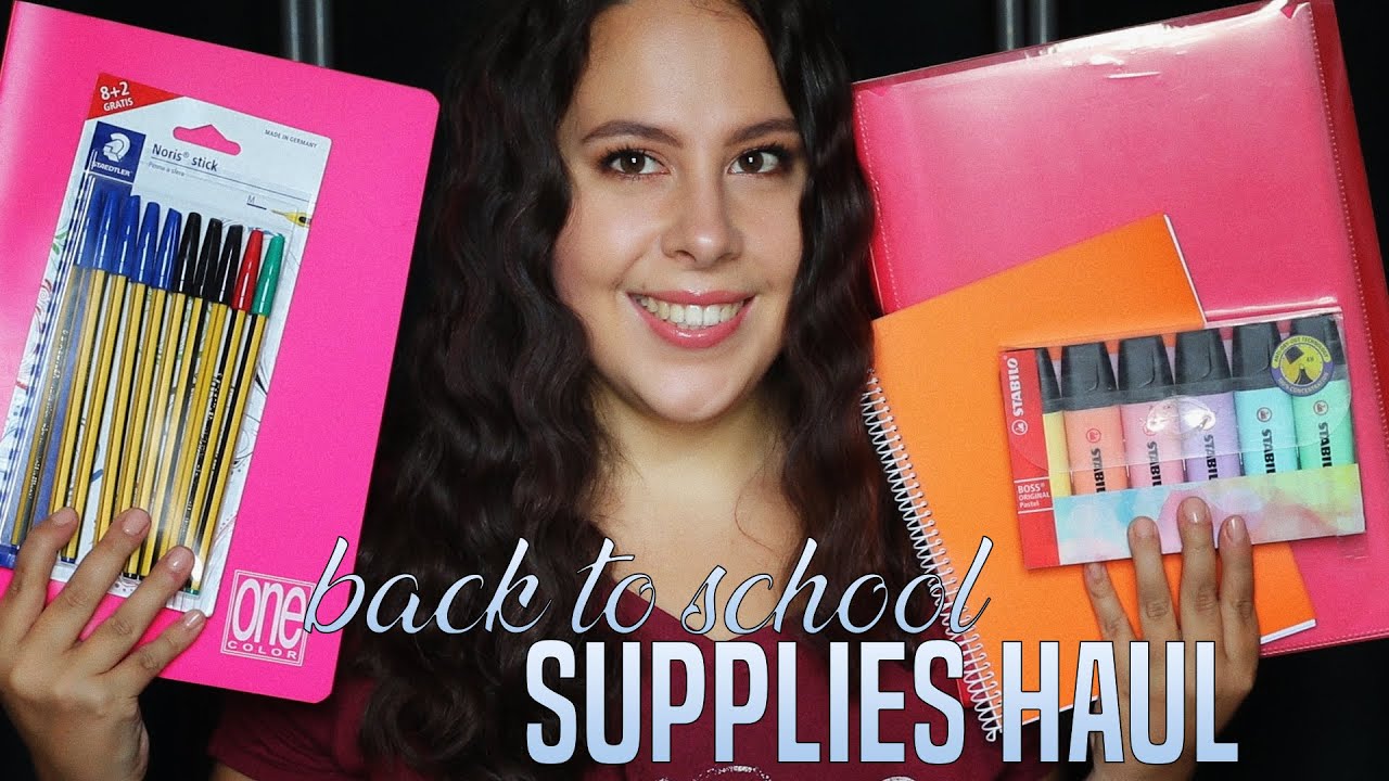 ASMR BACK TO SCHOOL SUPPLIES HAUL ✨