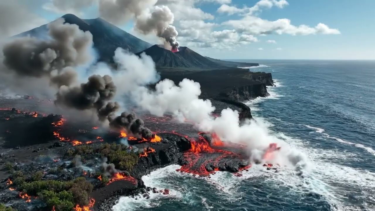 From Magma to Island: How the Sea Turns Destruction into Solid Ground