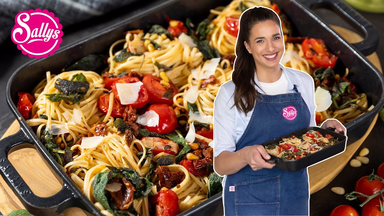 10 Minuten Pasta Rezept / sommerliche Salbeipasta / Sallys Welt