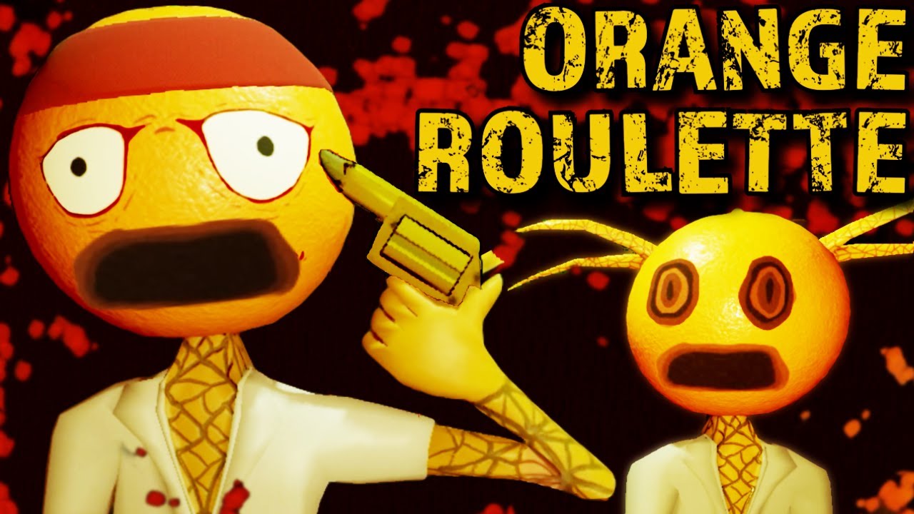ORANGE ROULETTE - High Stakes Russian Roulette with Desperate Oranges and a Banana Gun! (2 Endings)