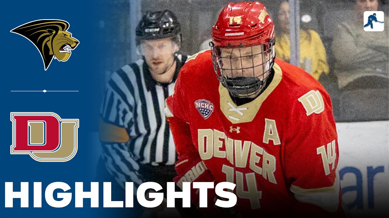 Lindenwood vs Denver | NCAA College Hockey | Highlights - October 18, 2025