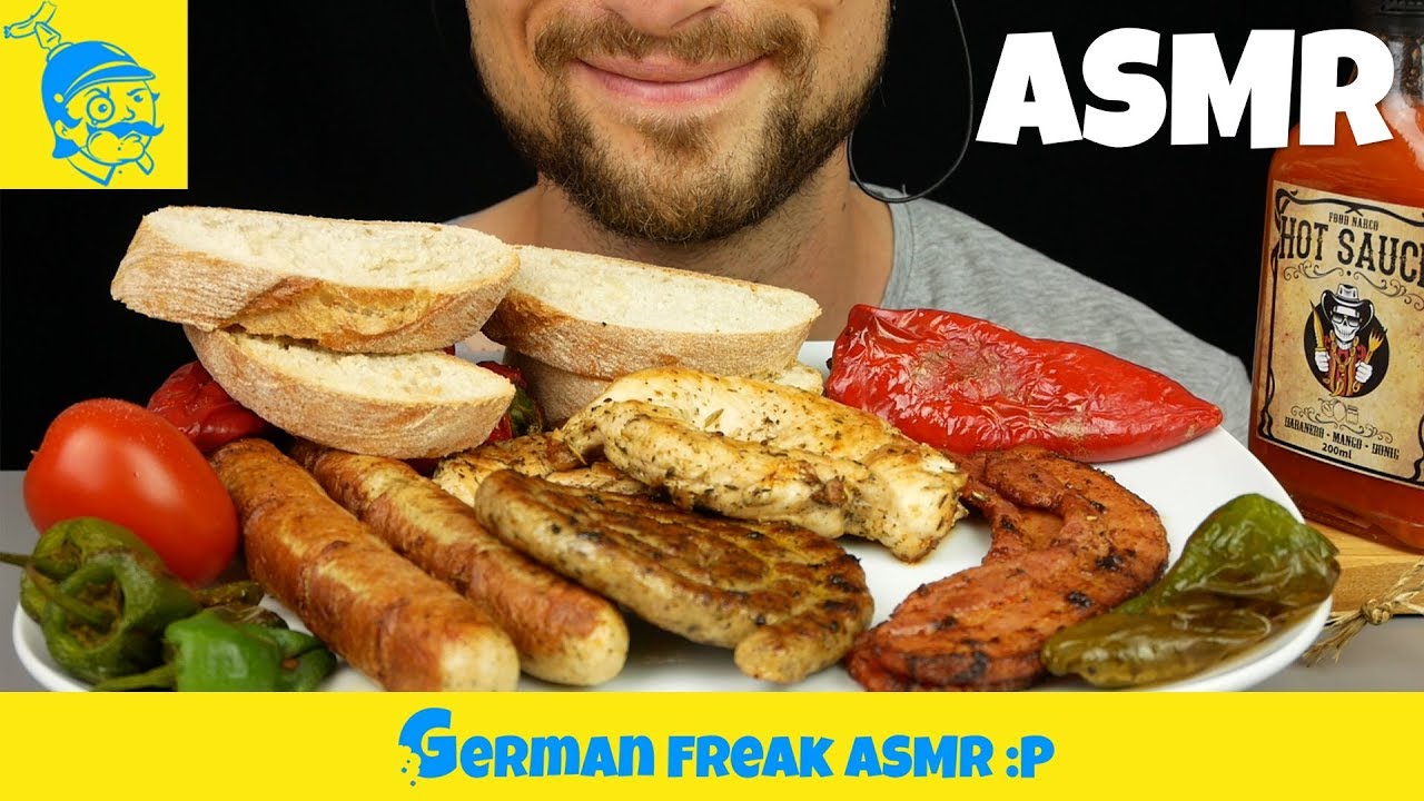 ASMR eating DELUXE BBQ FEAST⭐ - GFASMR
