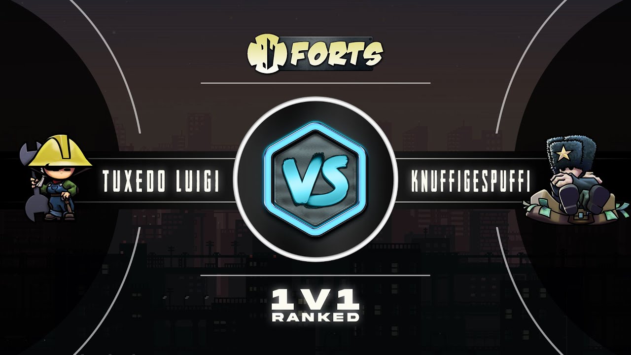 [Cast] Tuxedo Luigi vs Knuffiges Puffi - 1v1 Ranked Forts RTS - Gameplay