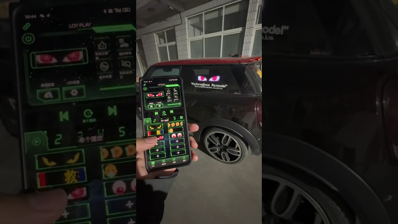 Customizable Car LED Display Screen| Blazexel #automotive #automobile #leddisplay #carlover #funny