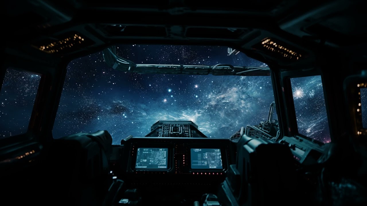 Thérapie du sommeil cosmique | Guérison et sérénité dans le cockpit du vaisseau spatial