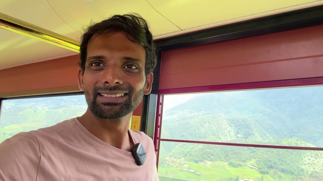 Muong Hoa Funicular train journey through Mountains |Sun Plaza SAPA station #sapavietnam #vietnam