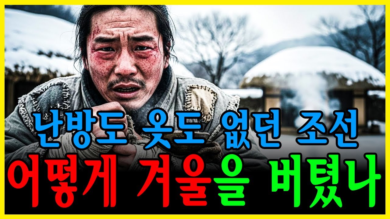 《한국사》혹한 속 조선 사람들은 겨울을 어떻게 버텼을까 난방·의복·돈 없이 살아남은 현실 기술