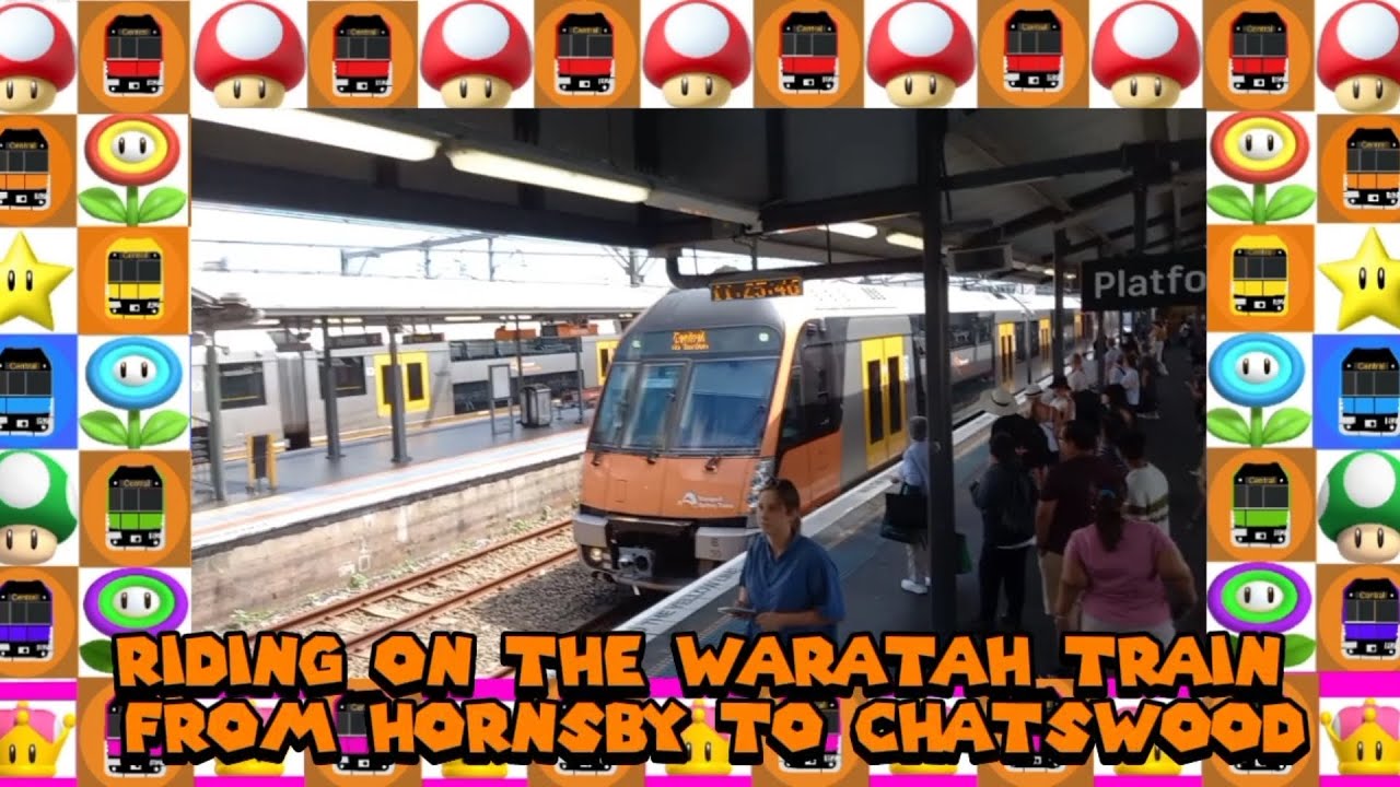 Riding on the Waratah Train From Hornsby To Chatswood