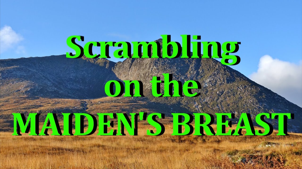 Scrambling On THE MAIDEN'S BREAST · Sannox to Brodick via Cioch na h-Oighe