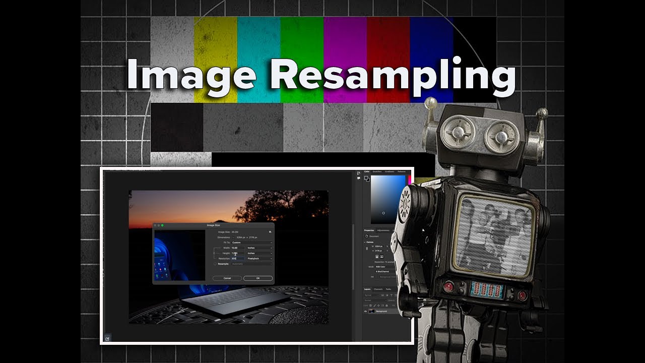 Image Resolution Resample