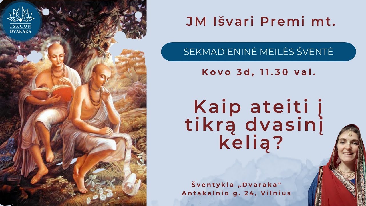 Sekmadieninė meilės šventė JM Išvari Prema mt, 2024.03.03