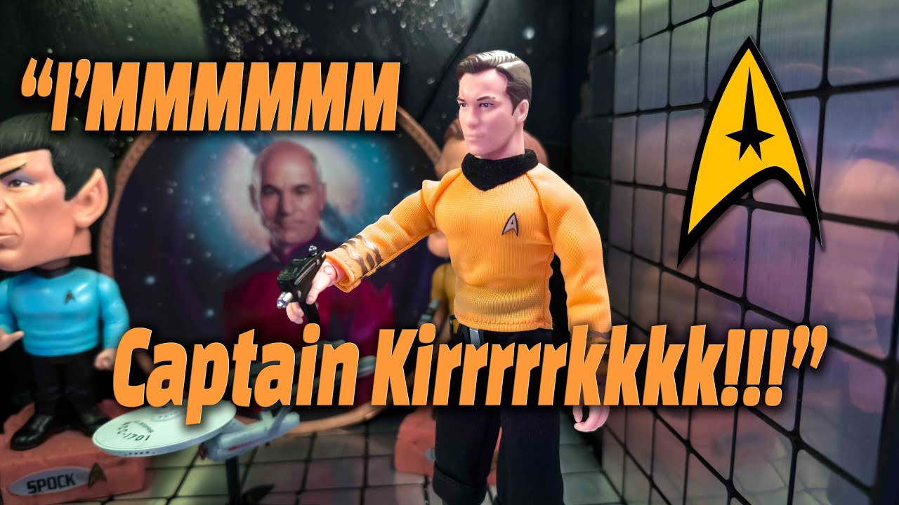 I love this Captain Kirk action figure!
