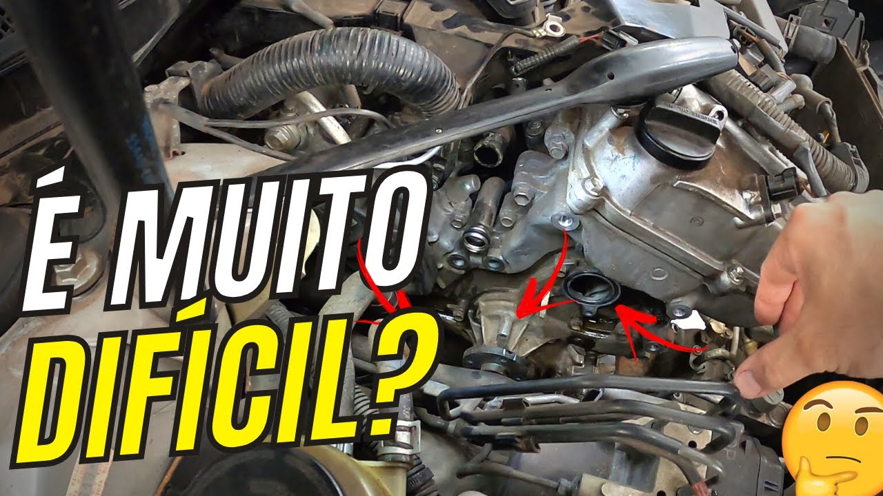 TOYOTA CAMRY 2009 3.5 v6 - BOMBA D'ÁGUA E TENSOR (WATER PUMP AND BELT TENSIONER)