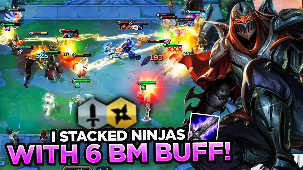I PUT THE 6 BLADEMASTER BUFF ON MY NINJAS! | Teamfight Tactics