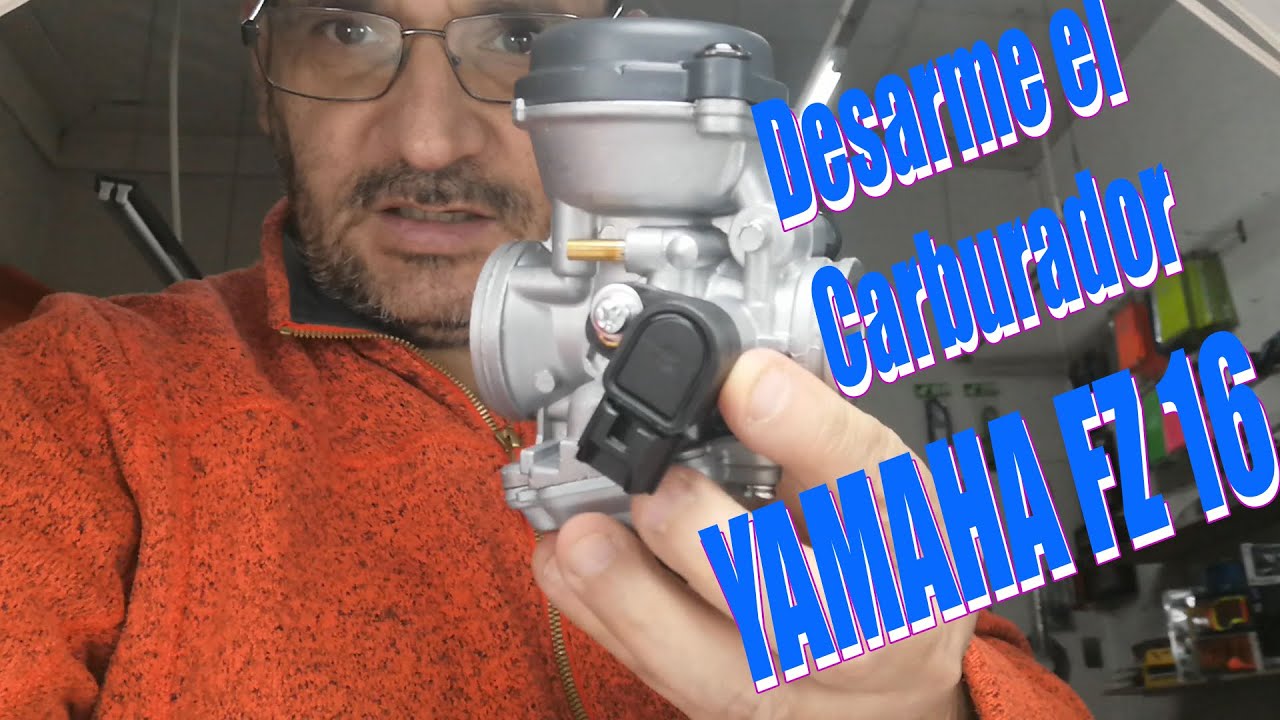 DESARME un carburador YAMAHA fz16  luego fui armando y mostrando las partes  ✔ ✔ ✔