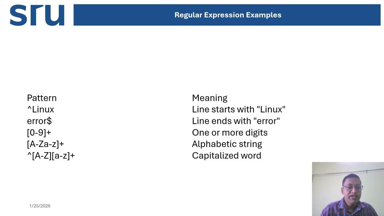 Regular expressions and grep in linux