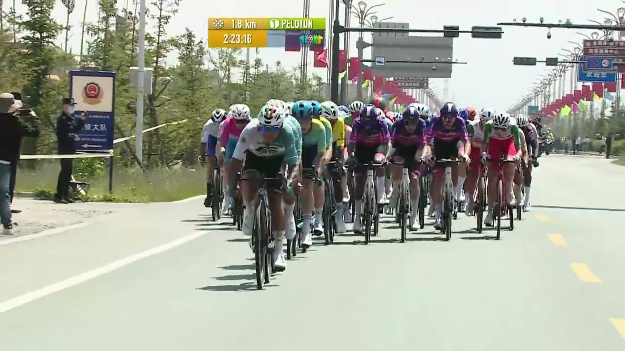 Tour du Lac Qinghai - L'arrivée de la 8ème étape