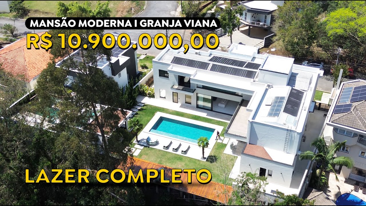 MANSÃO R$ 10.900.000,00 no Condomínio SÃO PAULO II - Granja Viana - SP