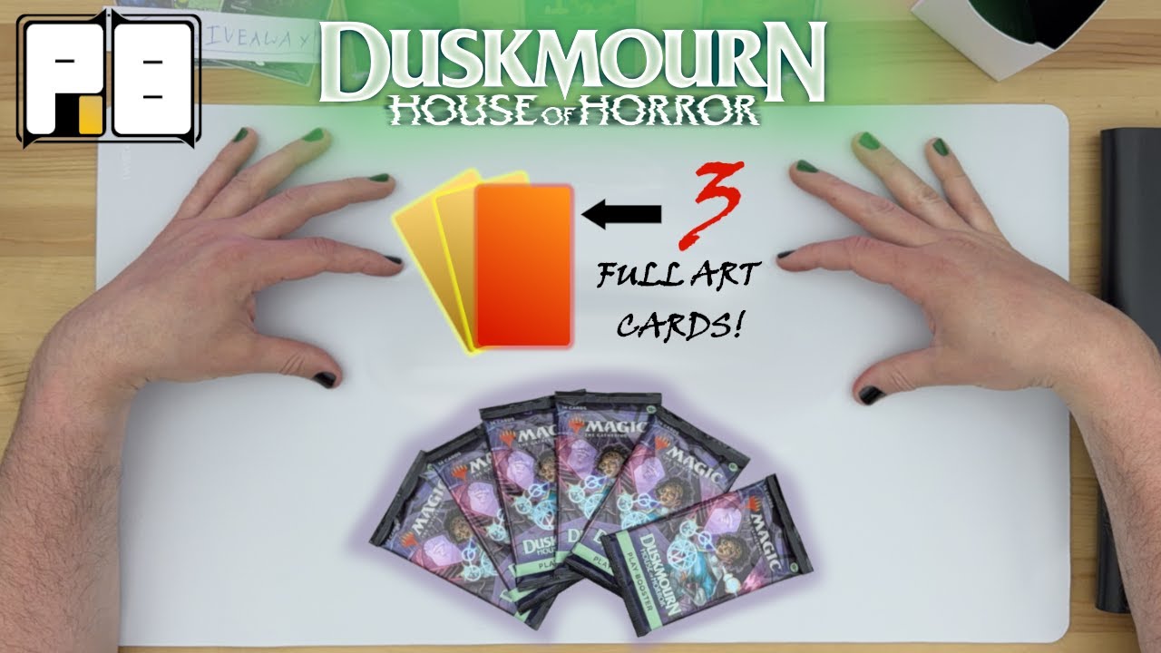 We got 3 RARE FULL ART cards! (one's actually a MYTHIC) | Project Duskmourn: House of Horror (MTG) 9