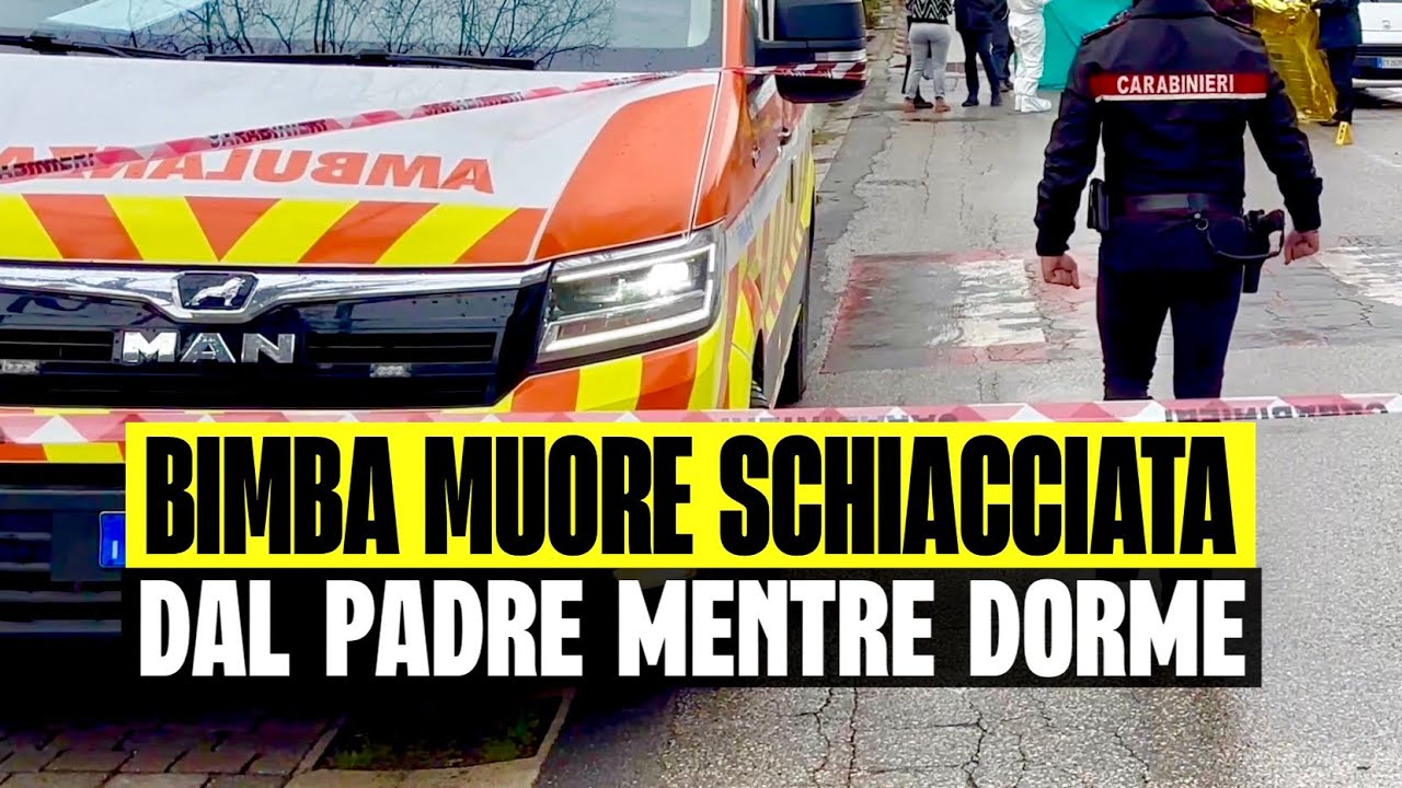 ULTIM'ORA BIMBA DI 10 MESI MUORE SCHIACCIATA DAL PADRE NEL SONNO: TRAGEDIA A RIETI