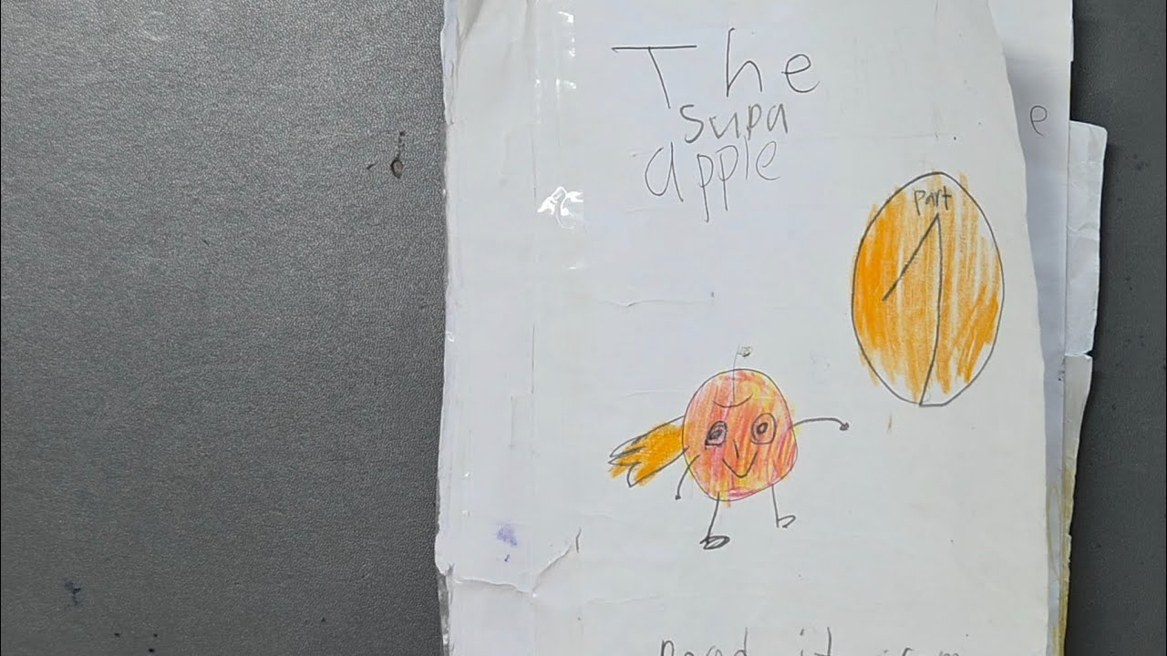 The Supa Apple🍎 part 1. by Daram and my friend#storybook #kidsreading #kidsbook