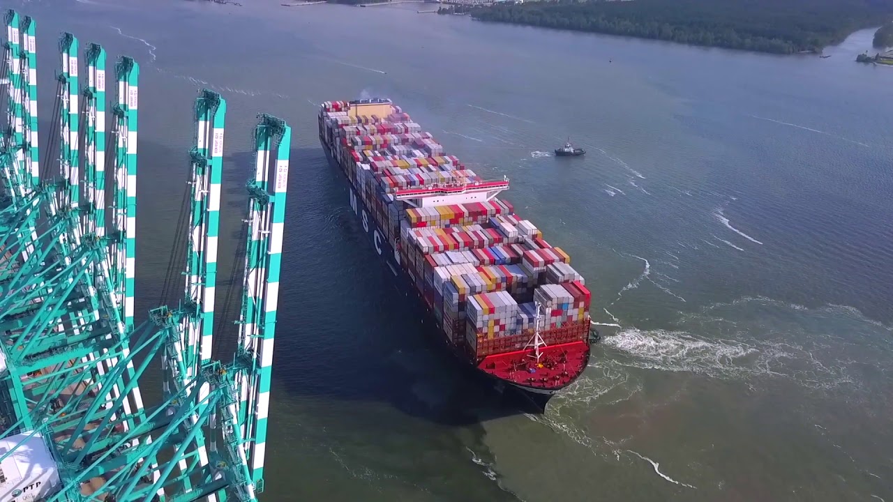 MSC Gulsun World’s Largest Container Ship Calls at  Port of Tanjung Pelepas 27 July 2019