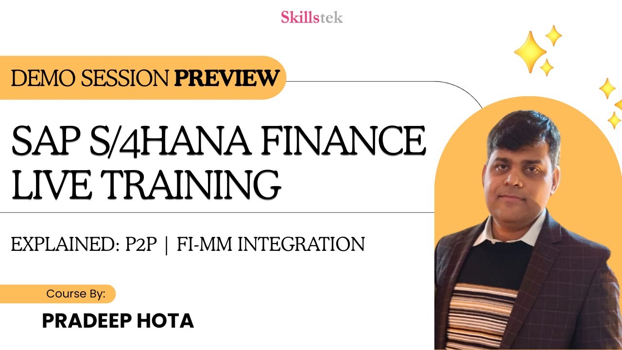 SAP S4HANA Finance Training - Live Demo Session Preview | Explained: P2P + FI-MM