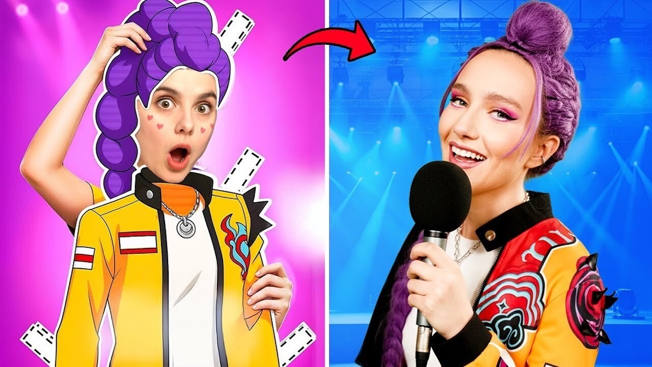 Vem får KPop Demon Hunters-looken bäst? || Från enkel till populär med Rumi