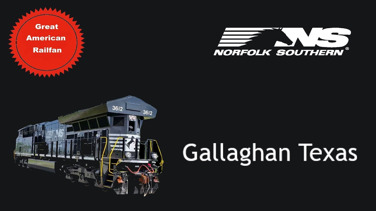 Texas Railfanning: NS 4004 at Gallaghan