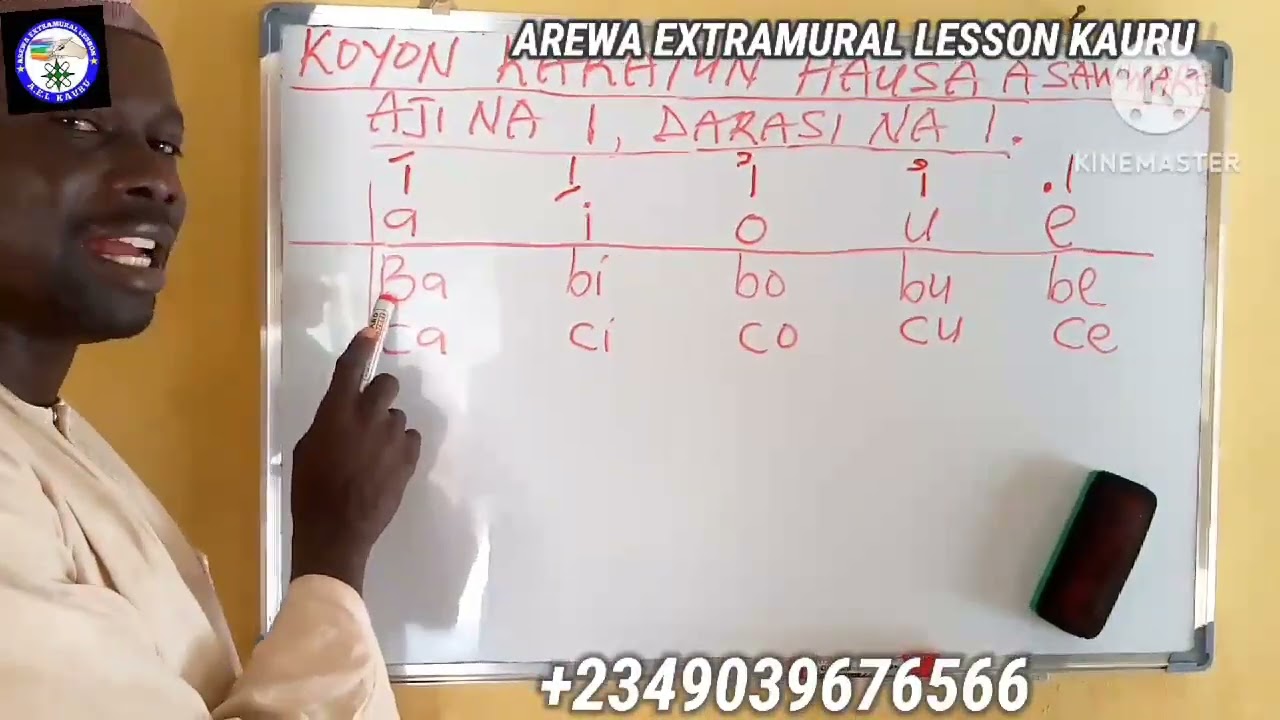 KOYON KARATUN HAUSA A SAUWAkE Darasin na daya aji na daya