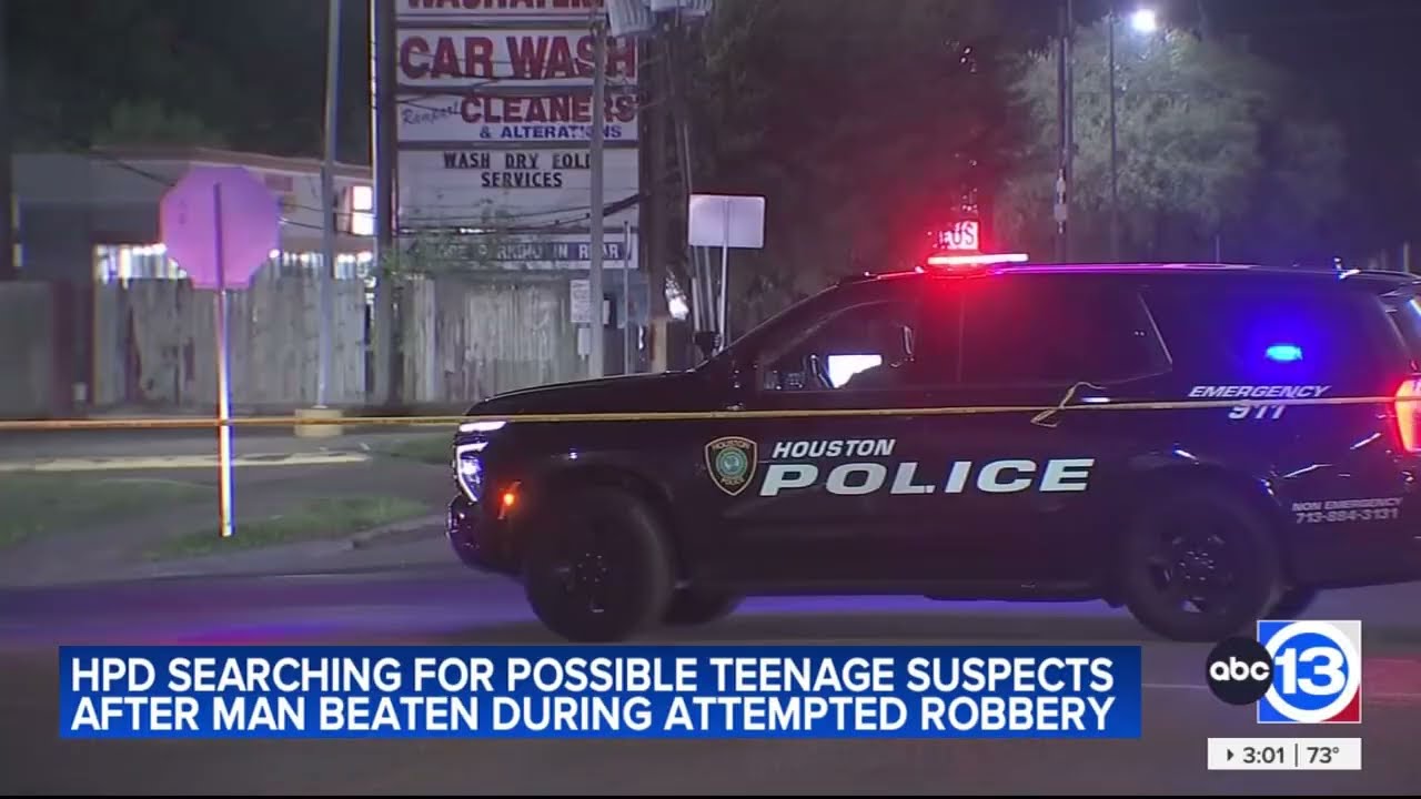 Мужчина был избит после попытки ограбления, предположительно совершенной подростками.