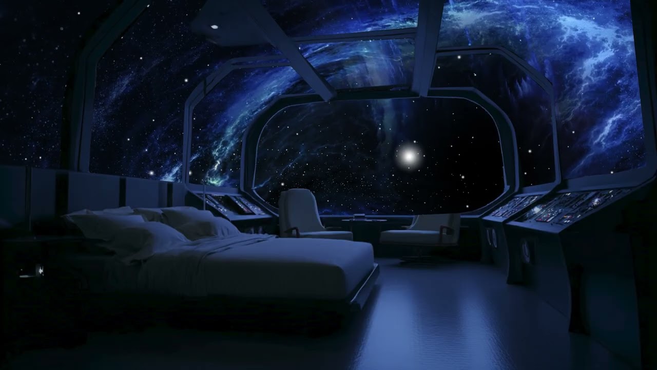 Deep Space Escape | Total Relaxation | Ambient White Noise Journey