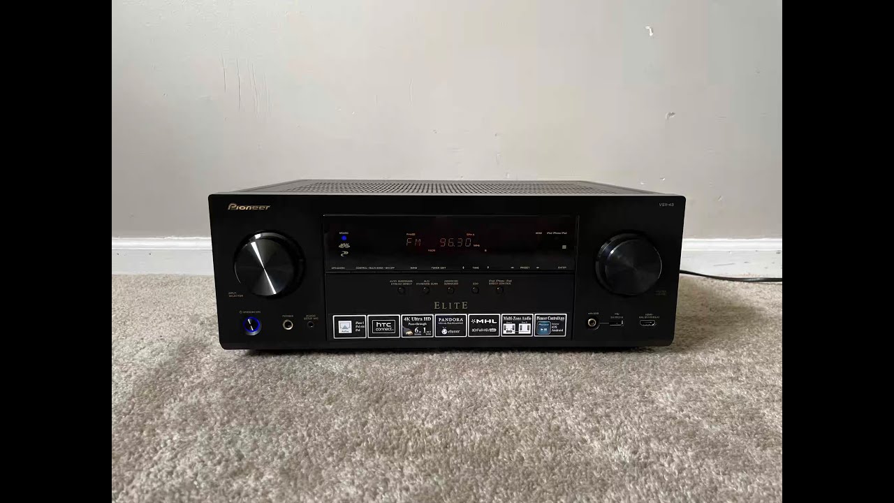 Pioneer Elite VSX-43 7.1 4K HDMI Home Theater Surround Receiver