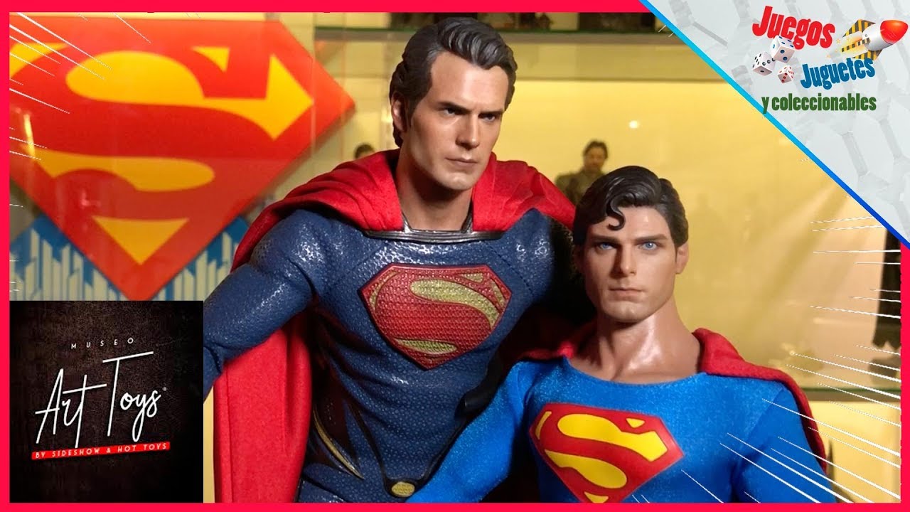 SUPERMAN HOTTOYS Revision platica en Museo Art Toys ★ juegos juguetes y coleccionables ★