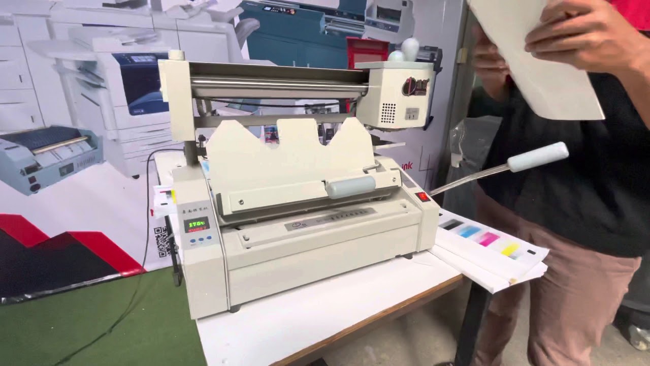 เครื่องเข้าเล่มสันกาวอัตโนมัติ CG30+  (รุ่นใหม่ 2020 ระบบดิจิตอล)