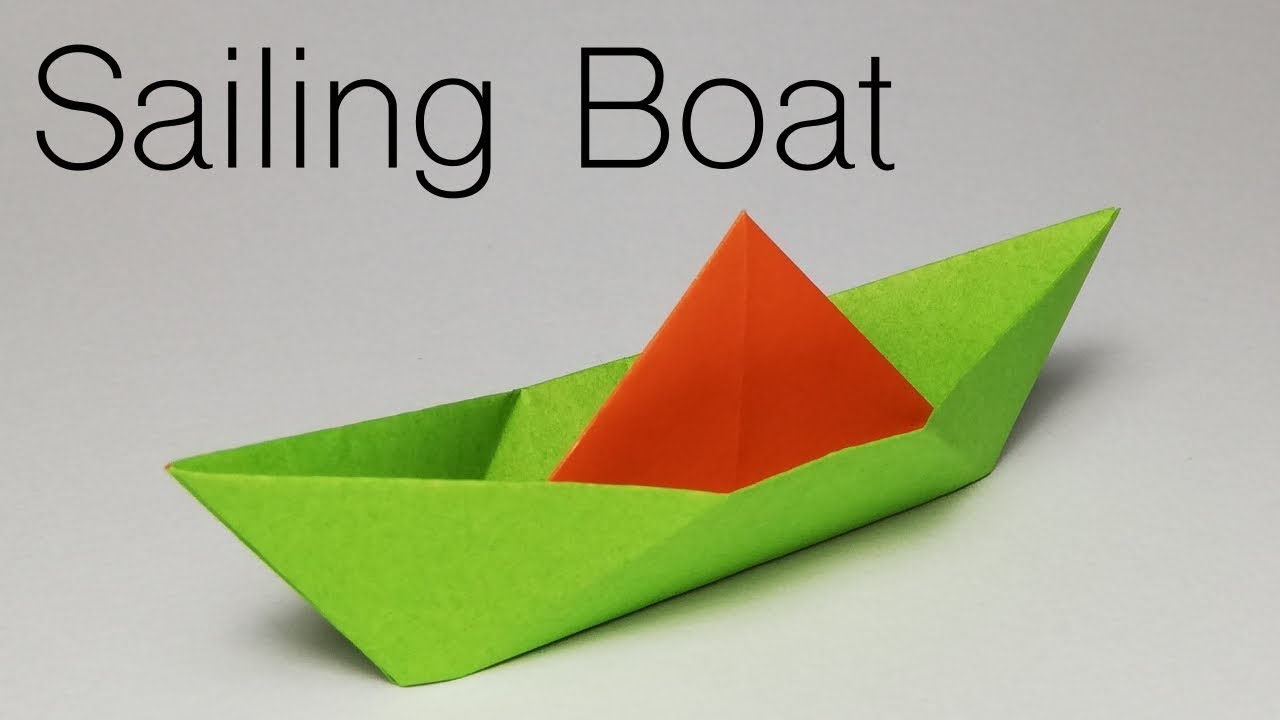 How to make a Sailing Boat (very easy version) 66 [Origami Hiroshi]