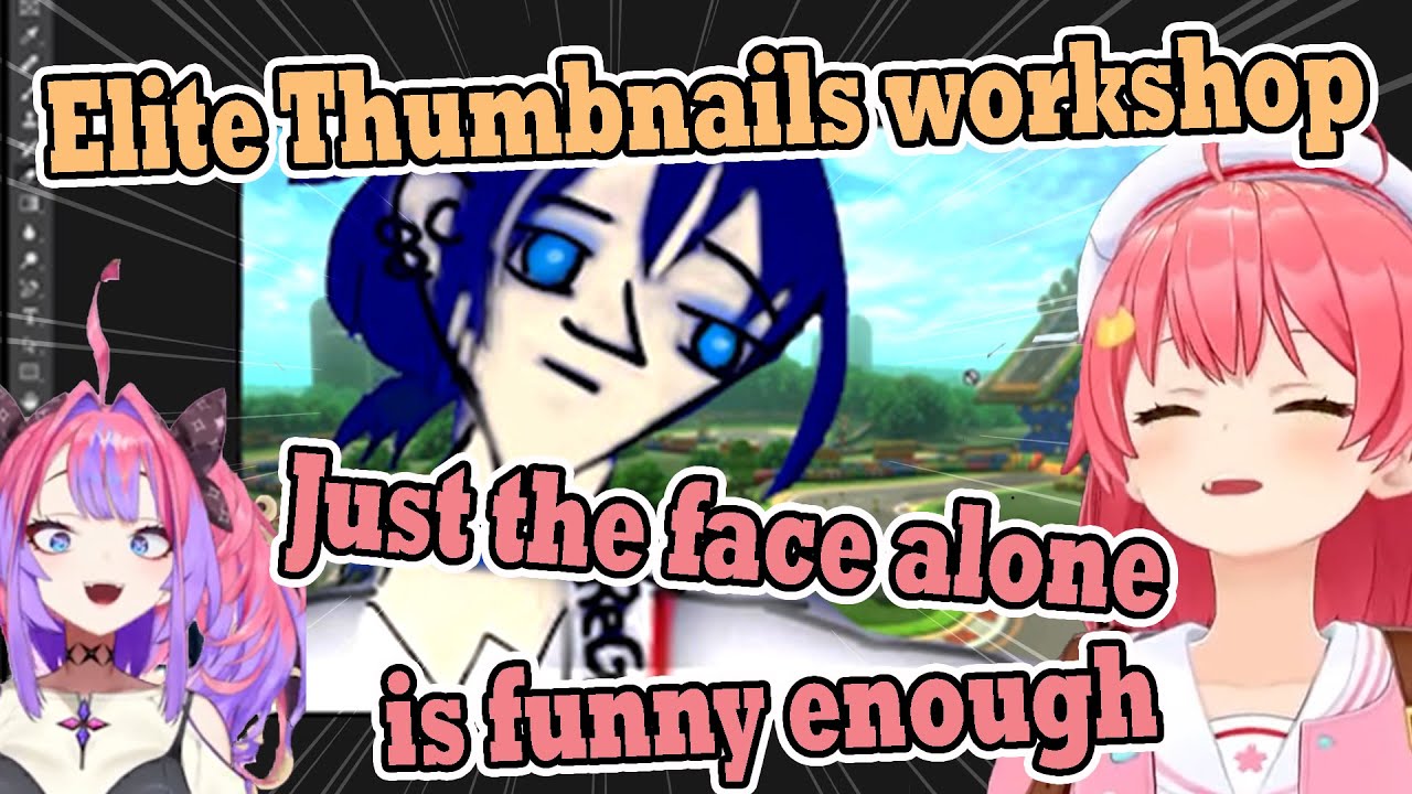 Miko made Thumbnails for Vivi and Ao-kun but almost died laughing when she saw Ao-kun face