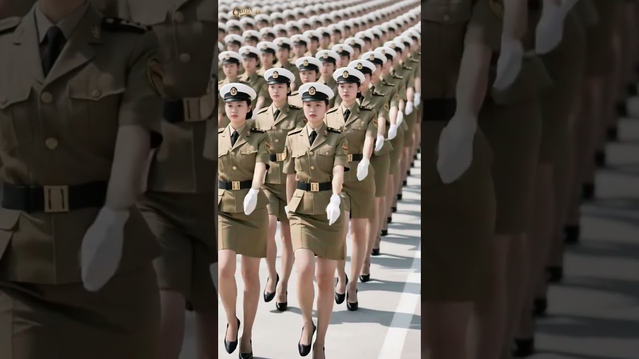 New Tanks & Female Soldiers: Spectacular Military Display with Precision Drills