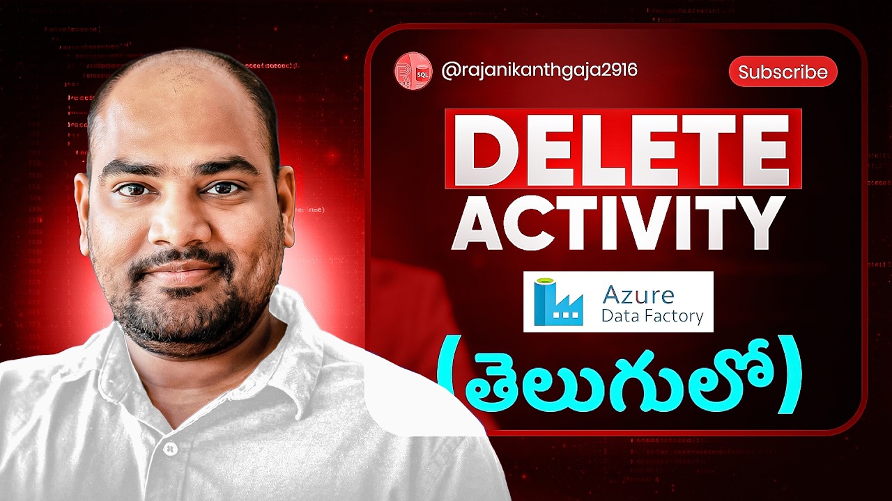 13. ADF DELETE ACTIVITY | Real Time Example 🔥 (DELETE OLD FILES) #azuredatafactory
