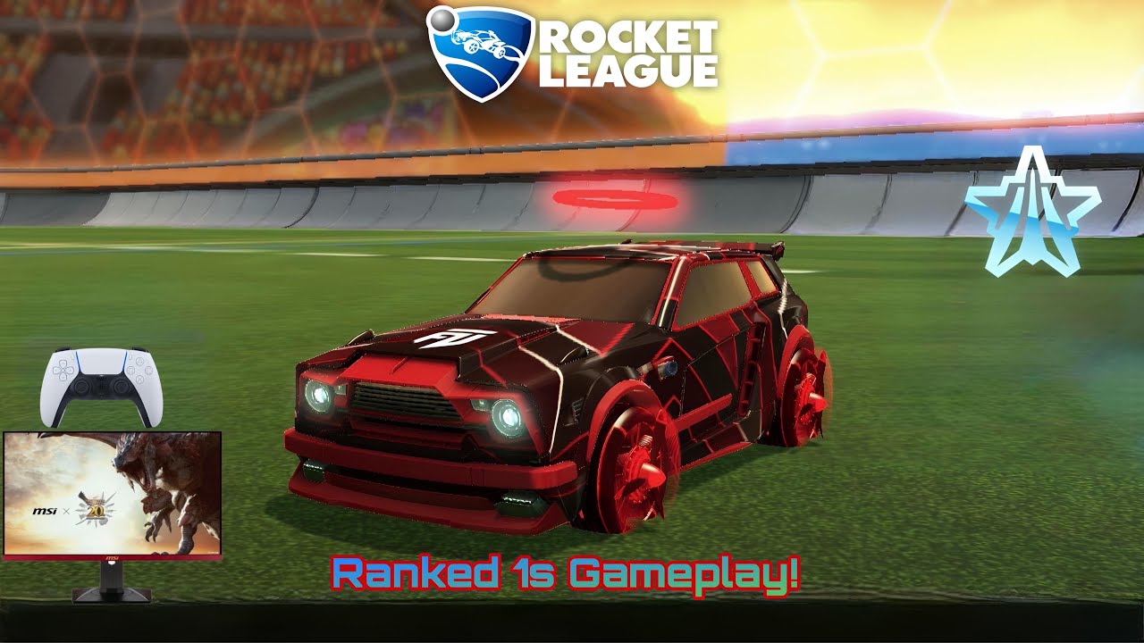 Rocket League | Ranked 1s | Platinum 3 Gameplay! [PS5 Controller]