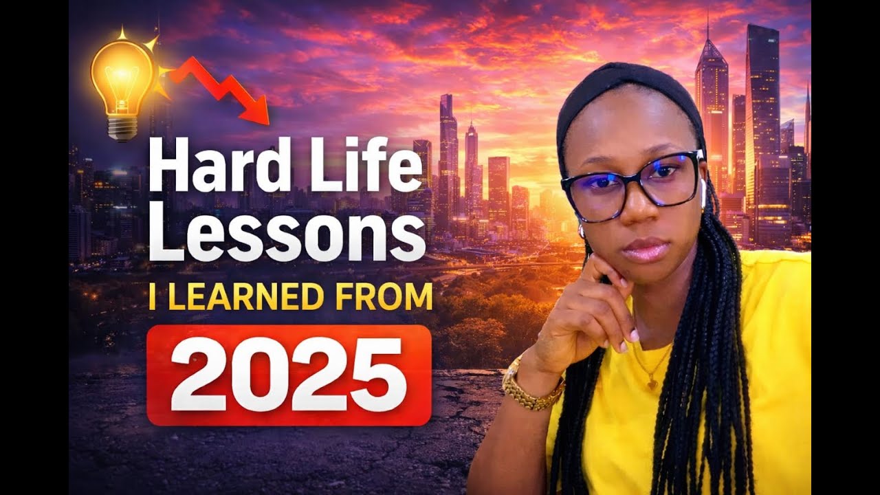 Hard Life Lessons From 2025( lessons you need to hear and learn from)