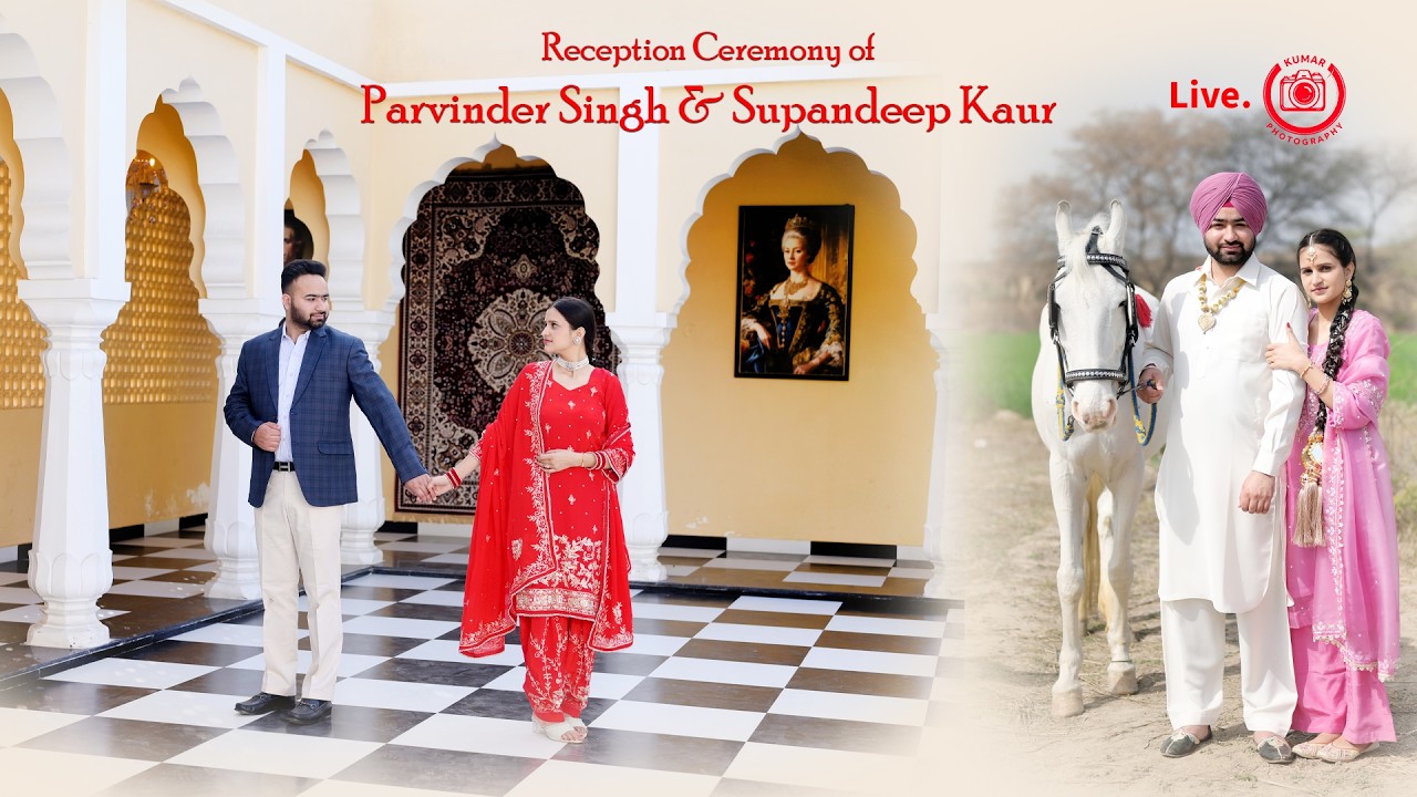 Parvinder Singh &  Supandeep Kaur  Reception Ceremony Live Kumar Photography 92540 - 22123