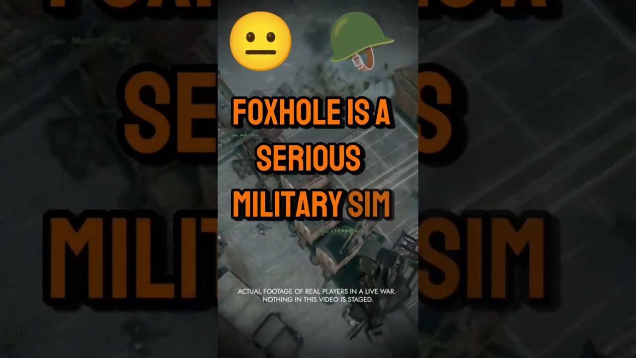 Foxhole: Военная MMO, которая действительно понимает войну.