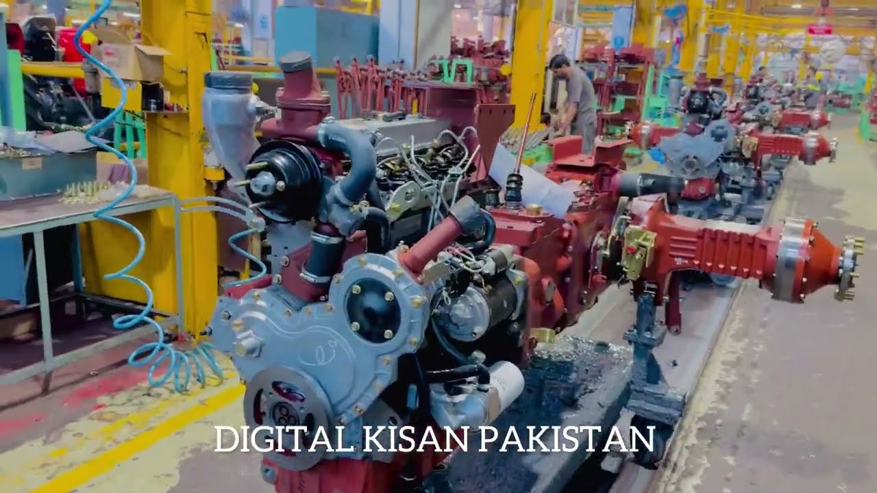 How to assemble tractors in Millat Tractor Assembly Plant; Complete Process